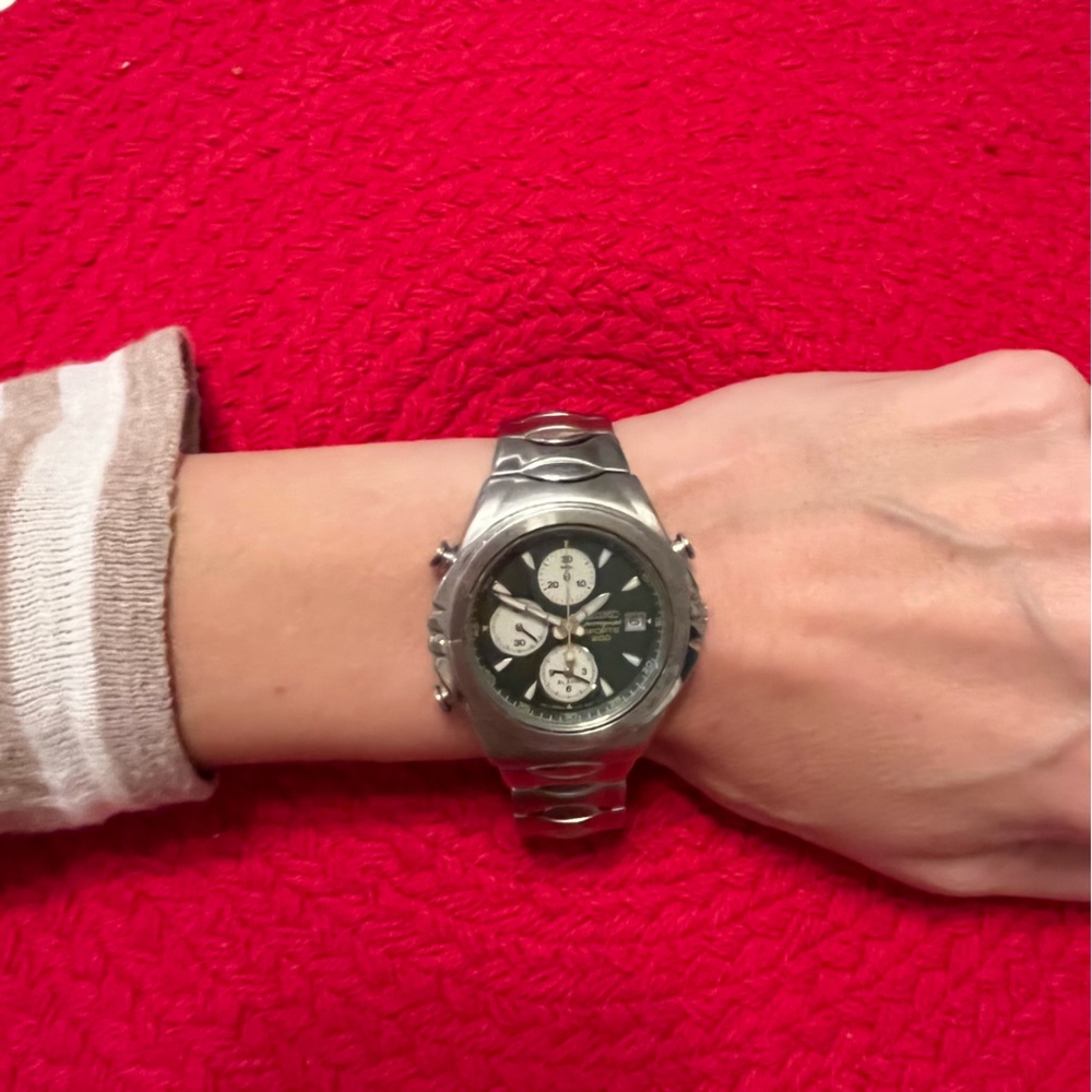 Seiko Macchina Sportiva By Giugiaro 7T32-6H60 Men’s Watch - Highly Collectible! - Picture 9 of 10